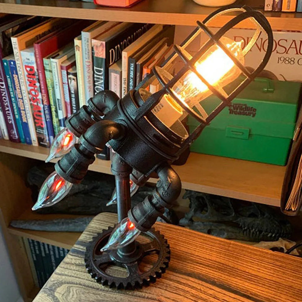 Steampunk Rocket Lamp | Shadetone