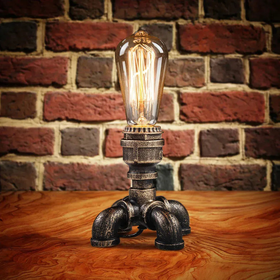 Edison Steampunk Pipe Lamp