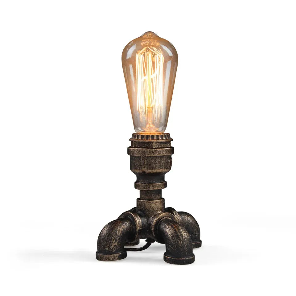 Edison Steampunk Pipe Lamp