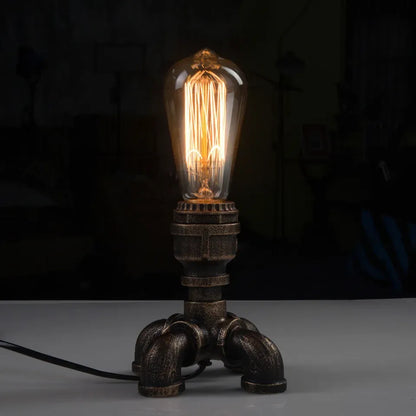 Edison Steampunk Pipe Lamp