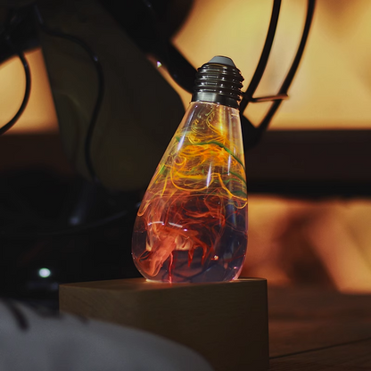 Dusk-Fluid Art Resin Bulb Light - Shadetone Lights