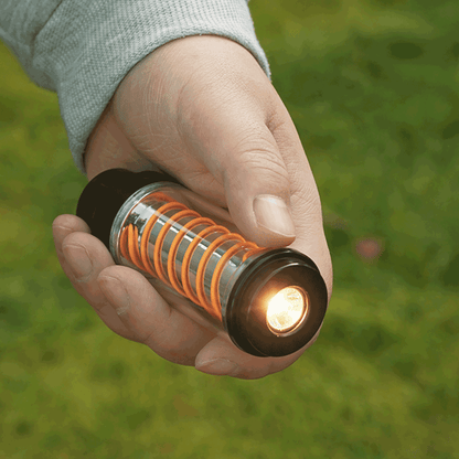 Edison Flashlight -  Portable Camping Helix Lighting - Shadetone Lights