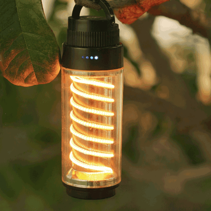 Edison Flashlight -  Portable Camping Helix Lighting - Shadetone Lights