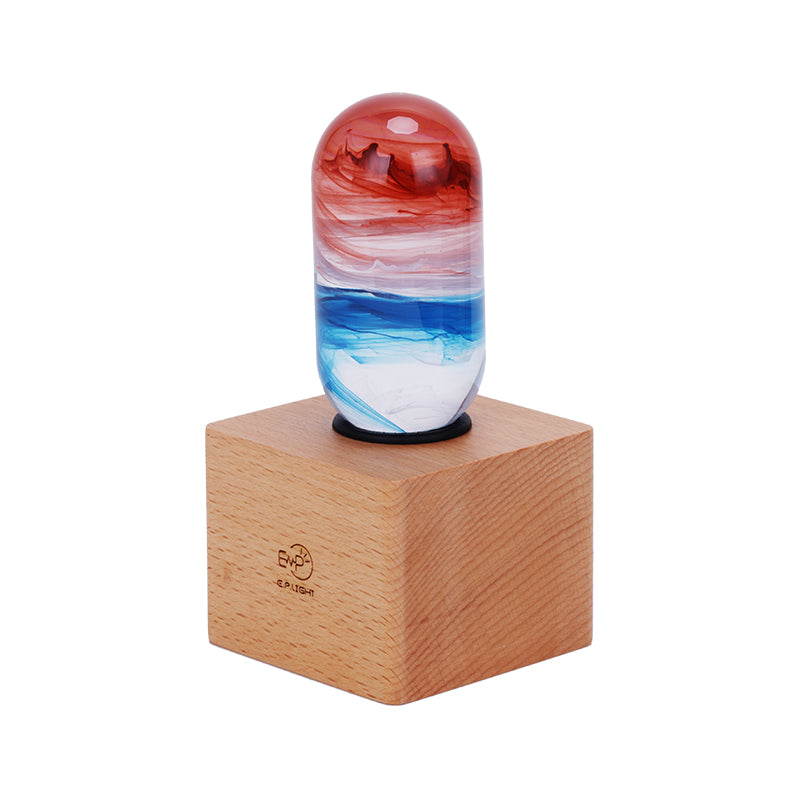 Sunrise-Fluid Art Resin Bulb Light - Shadetone Lights