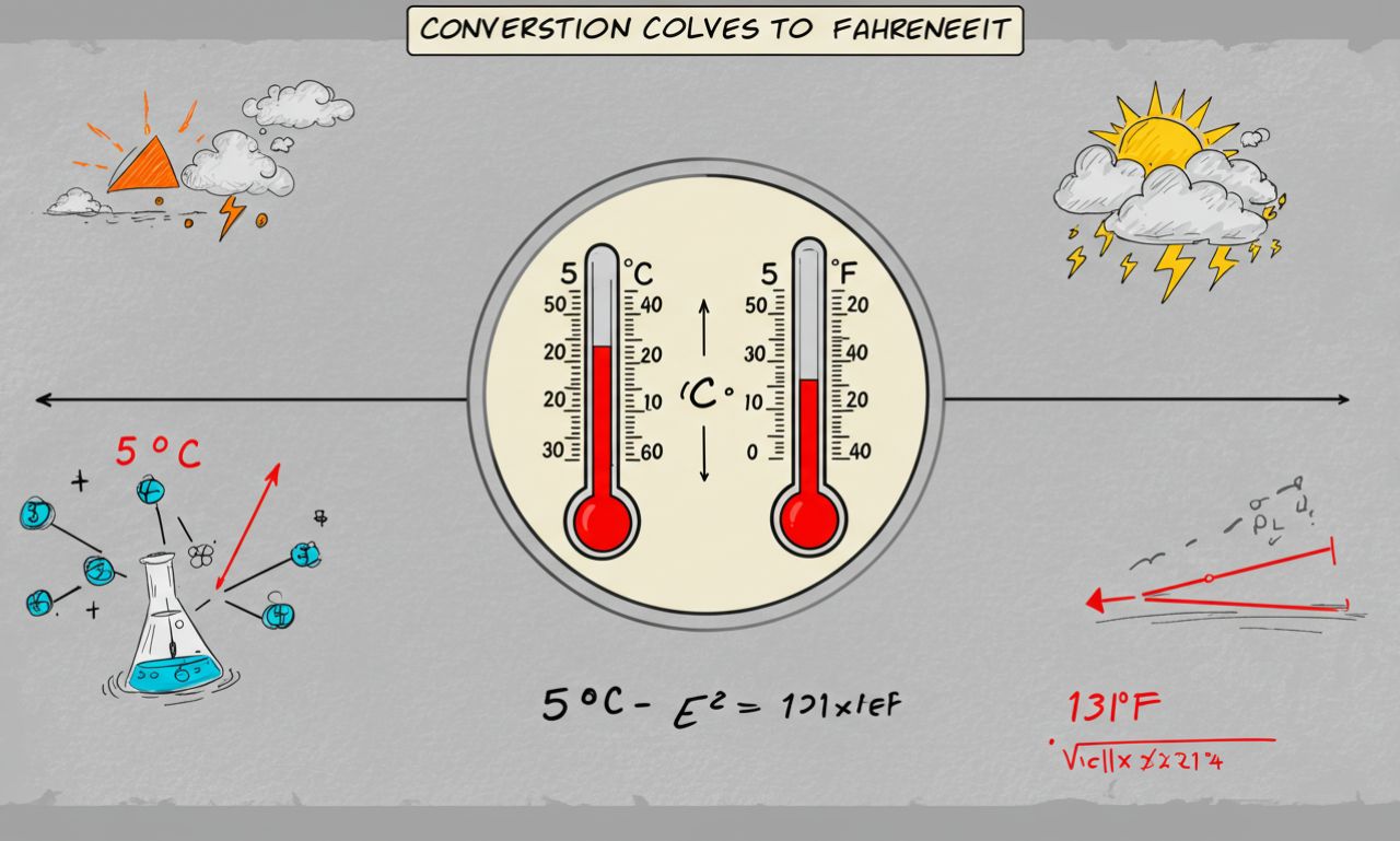 55 C to F