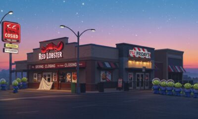 Red Lobster and TGI Fridays closing